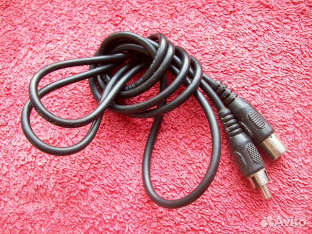 Кабель TV - RCA (Тюльпан ) видеомагнитофон