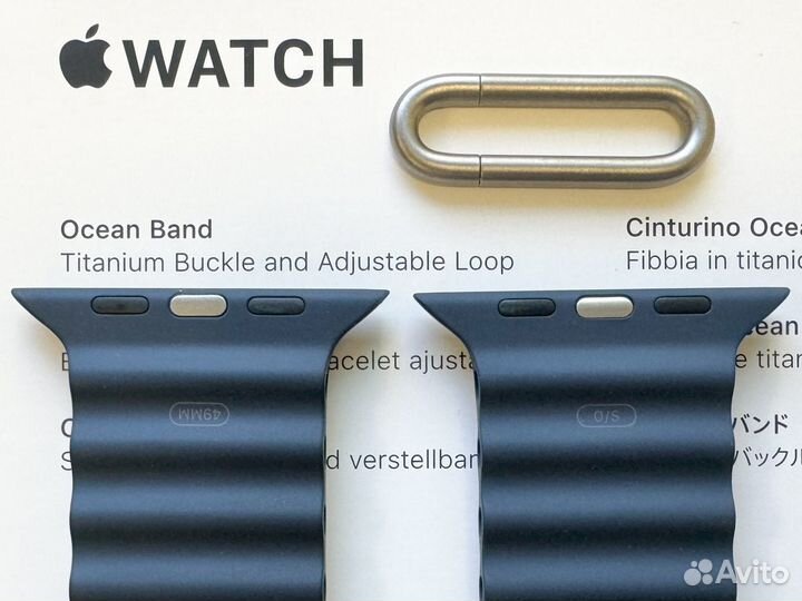 Ремешок Apple Watch Ultra 2 Blue Ocean Band 49mm