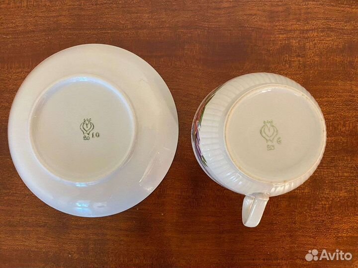 Чашка с блюдцем. Завод Пролетарий