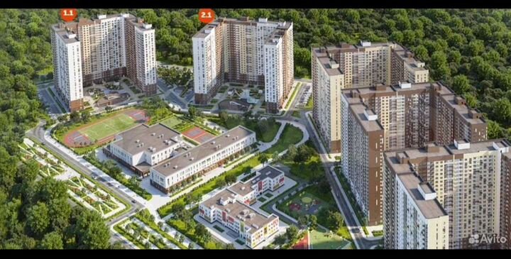 3-к. квартира, 83,8 м², 13/24 эт.