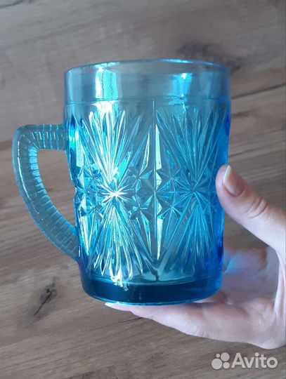 Кружка купоросное стекло редкая