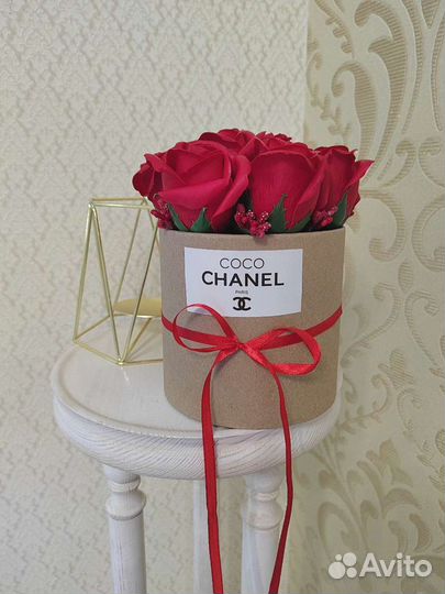 Букет из мыльных роз