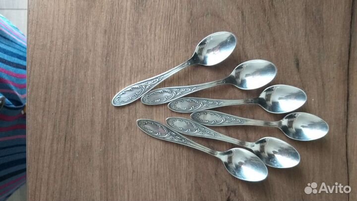 Кофейные ложки мельхиор