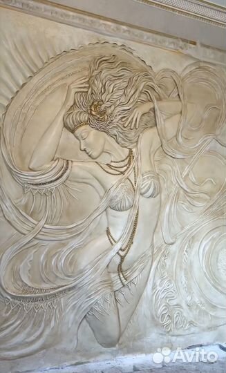 Гипсовое панно барельеф объемная картина