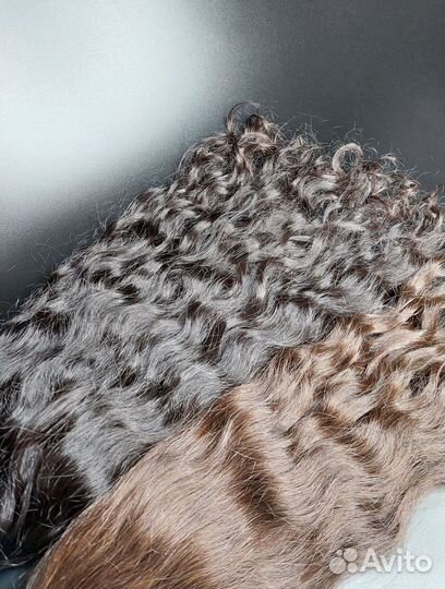 Волосы для наращивания Exclusive в срезе, кудри