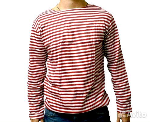 Тельняшки с длинным рукавом, хлопок