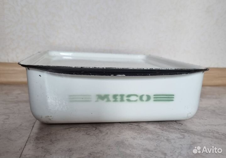 Металлический контейнер СССР Мясо