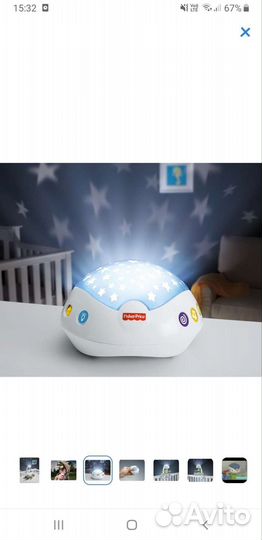 Мобиль на кроватку fisher price