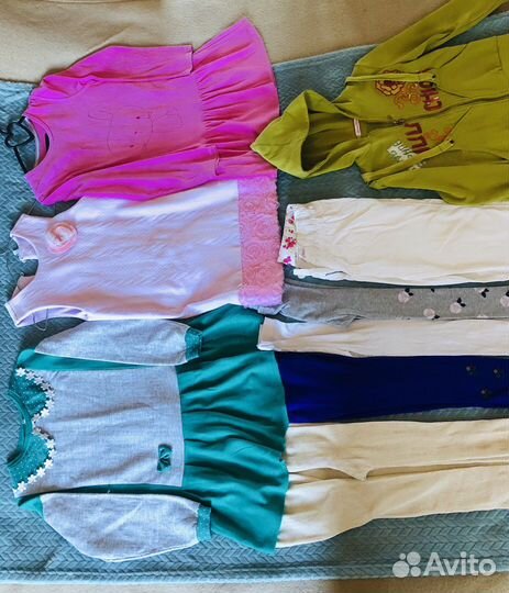 Одежда для девочек 6 - 7 лет пакетом