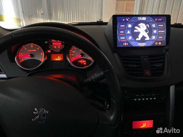 Магнитола Peugeot 207 Android