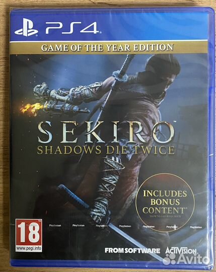 Игры PS 4 Sekiro Battlefield 1 и др