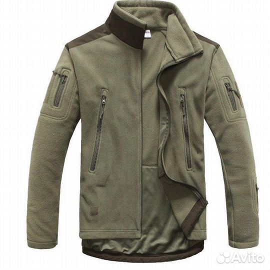 Флисовая военная зимняя кофта