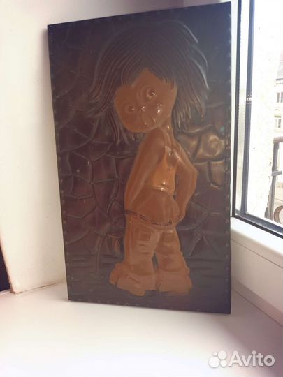 Картина чеканка СССР