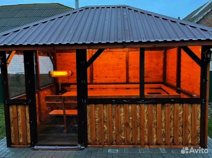 Мягкие окна для террас и беседок