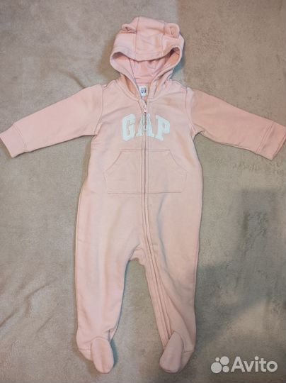 Комбинезон с капюшоном Baby Gap, утеплённый, 74-80
