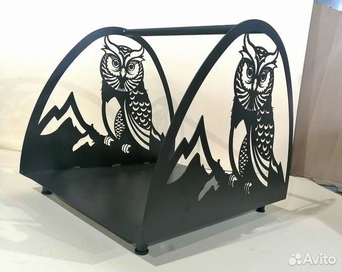 Металлическая дровница