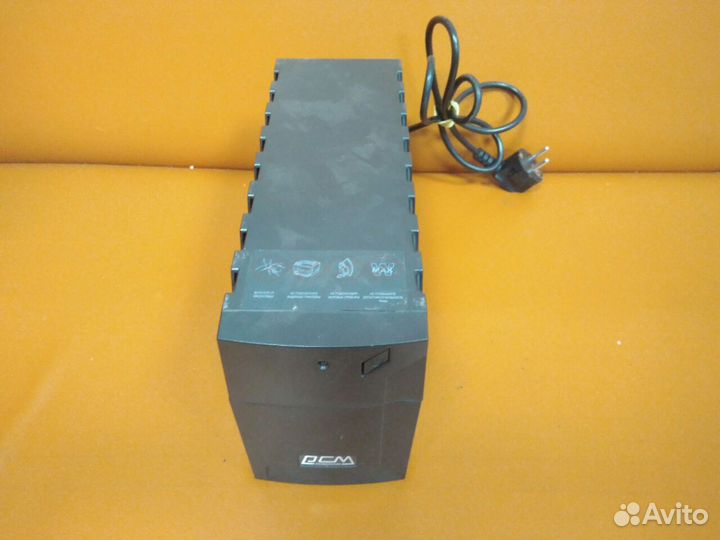 Powercom RPT-600A euro 600va 360W с живым АКБ