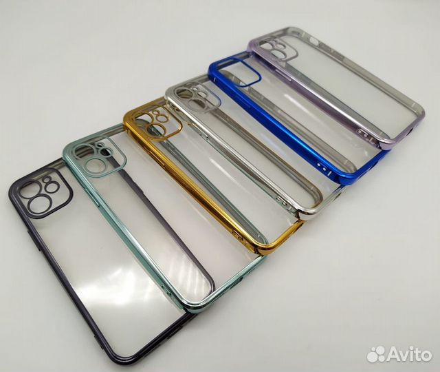 Чехол силиконовый прозрачный Style under iPhone 12