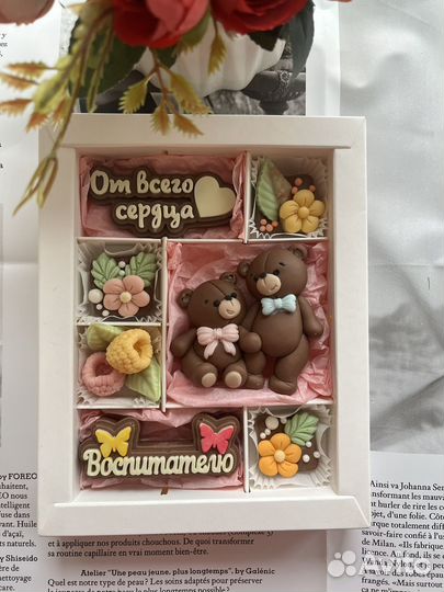 Шоколадный подарок на день воспитателя