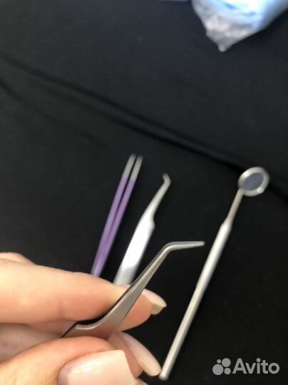 Пинцет для наращивания ресниц