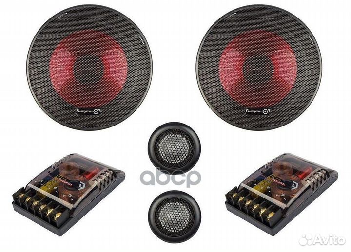 Колонки ural, 16,5 см, 2х полосные, компонентные