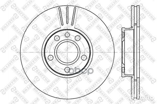 6020-4783V-SX диск тормозной передний Audi A8