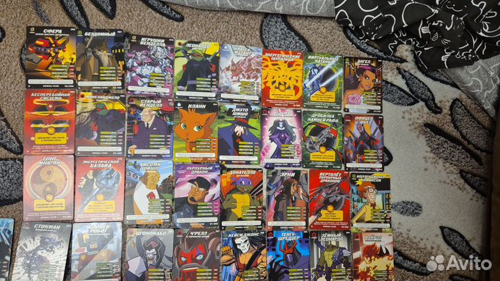 Карточки черепашки ниндзя воины тени