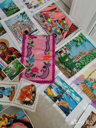 Вышивка крестом. Картины, салфетки, рушники