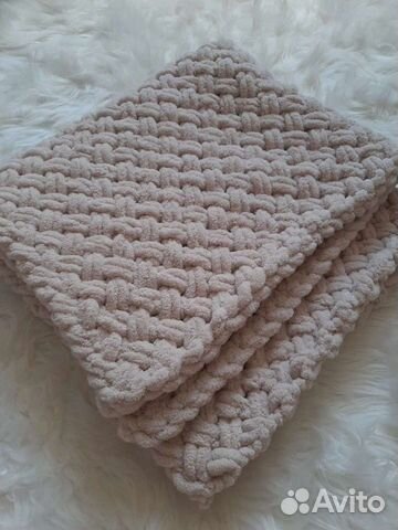 Плед детский плюшевый