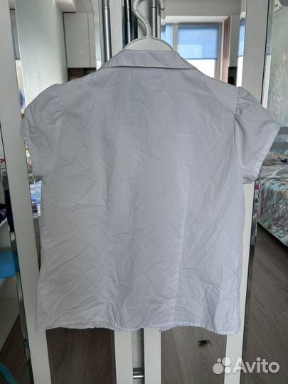 Блузка next белая 134 для девочки