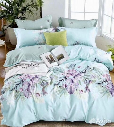 Постельное белье Каролина с евро простыней