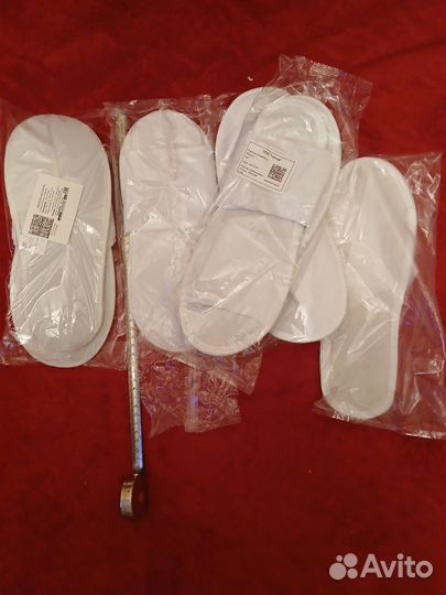 Тапочки одноразовые махровые