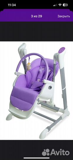 Электрокачели nuovita