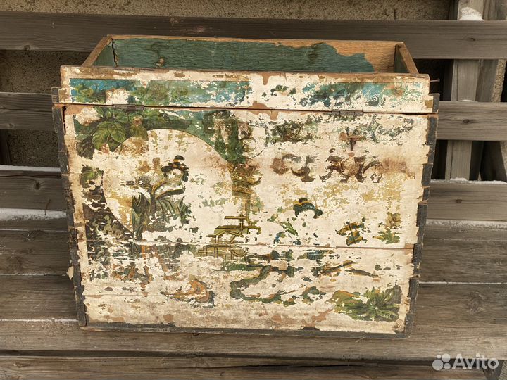 Ящик чайный, Высоцкий и Гоцъ. Дореволюционный