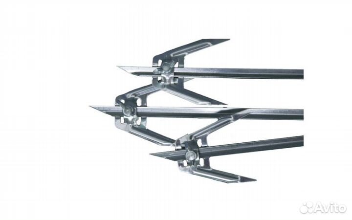 Шампуры с зажимами - фиксаторами для тандыра 10 шт