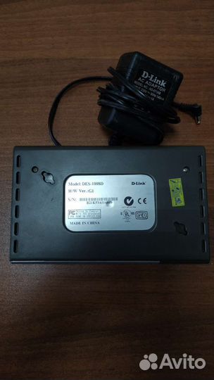 Коммутатор D-Link DES-1008D (8-port 10/100 Mbps)