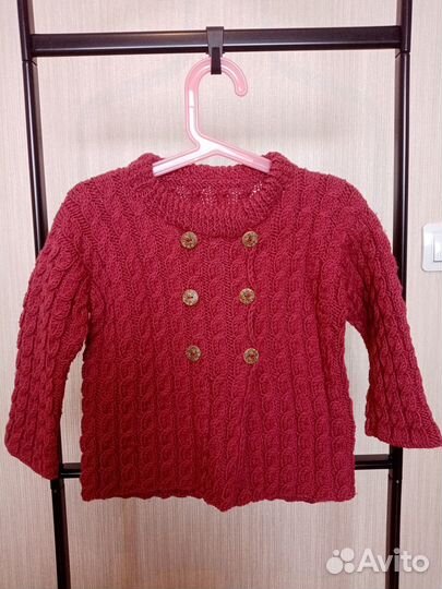 Кофта вязаная для девочки