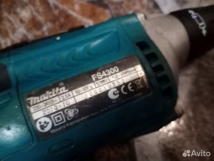 Сетевой шуруповерт по гипсокартону Makita FS4300