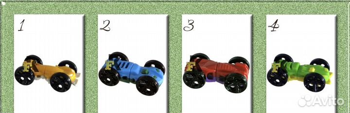 Киндер-сюрприз, техника, 7 разных серий