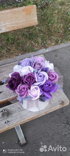 Букет мыльные цветы