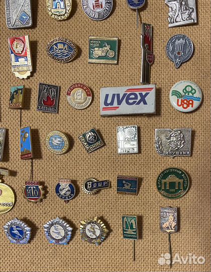 Значки СССР набор 13 (100 штук)