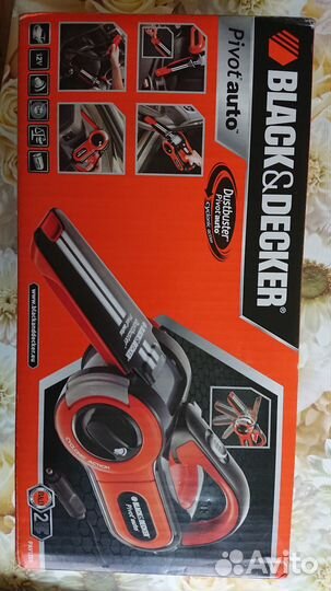 Автомобильный пылесос black decker