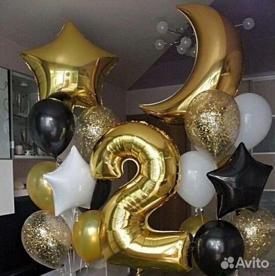 Воздушные шары цифры