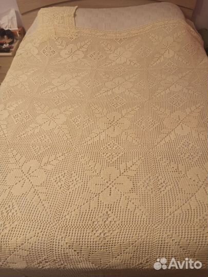 Покрывало вязаное крючком
