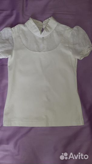 Блузки школьные, р. 128