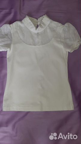 Блузки школьные, р. 128