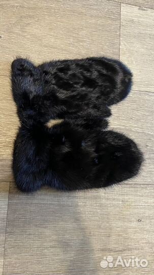 Норковые варежки