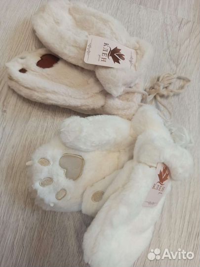 Варежки зимние детские