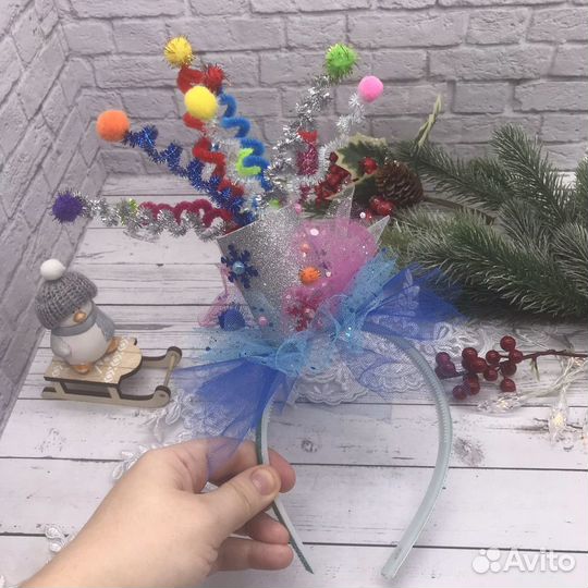 Ободок хлопушка