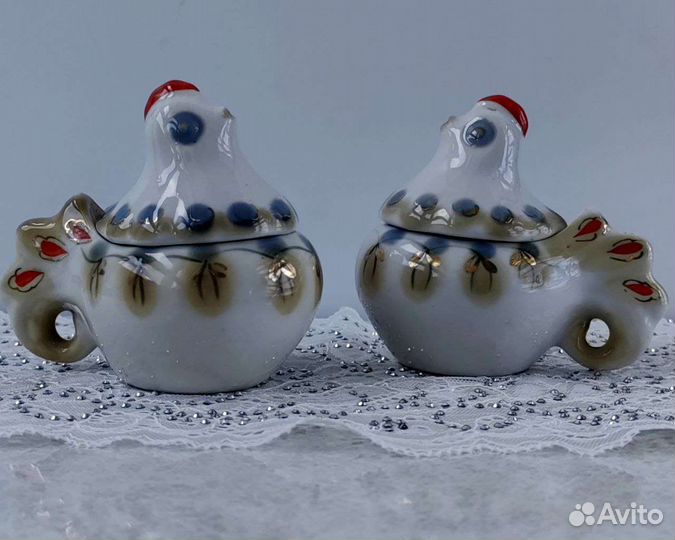 Фарфоровые солонки СССР